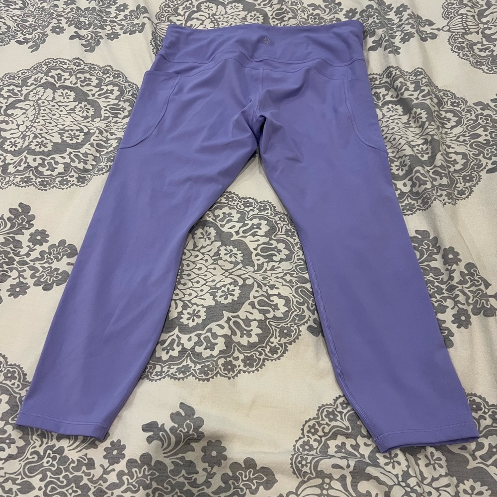 XL Athleta 7/8 align lilac workout pants